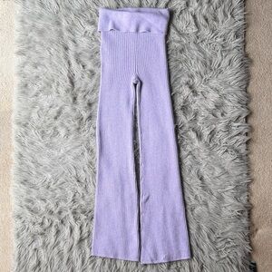 Aerie Lavender Ribbed Pants